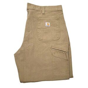 CARHARTT Men's Relaxed-Fit Khaki Cargo Pants Size 42x30